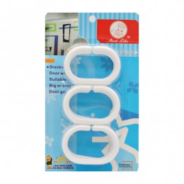 Кільця д/шторки в ванну кімнату Start Like 1шт арт.0612-1 *12