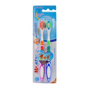 Зубна щітка MR.Star 2шт №334-2 *12