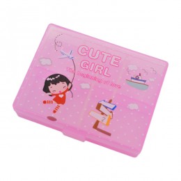 Органайзер д/таблеток на 8 кейсів Cute Girl арт.653 *12