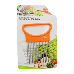 Тримач кухонний JOLALA д/нарізання цибулі, овочів і фруктів 1шт арт.QF-28