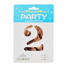Кулька Повітряна Party 76см цифра 2 Золото *10