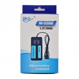 Зарядний пристрій мережевий д/батарейок універсал на 2слоти арт.HD-232650