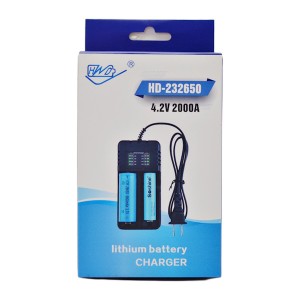 Зарядний пристрій мережевий д/батарейок універсал на 2слоти арт.HD-232650