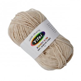 Пряжа д/вязання Yifei Акрил 50г Беж *20