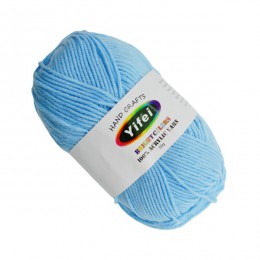 Пряжа д/вязання Yifei Акрил 50г Блакитна *20