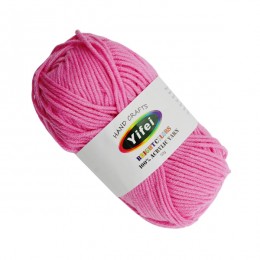 Пряжа д/вязання Yifei Акрил 50г Рожева *20