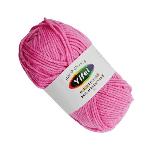 Пряжа д/в'язання Yifei Акрил 50г Рожева *20