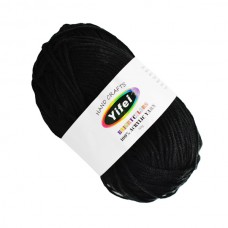 Пряжа д/вязання Yifei Акрил 50г Чорна *20