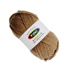 Пряжа д/вязання Yifei Поліестер 50г Коричнева *20