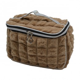 Косметичка-сумка жін. 22*15*14см Хутряна