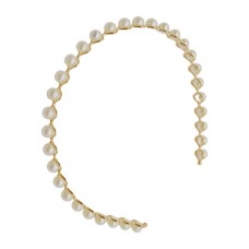 Обруч д/волосся 1шт Металевий Перлини Мікс арт.JW-06/07/08/09 *12