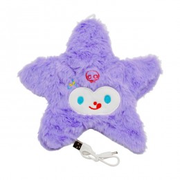 Іграшка Зірка танцююча з музичним світлом Хутряна 1шт арт.JW-19