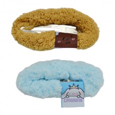 Заколка д/волосся 1шт 9см Хутряна Кольорова Мікс