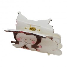 Краб д/волосся пластик 1шт 7,5см Принт Куромі арт.3719-7 *12