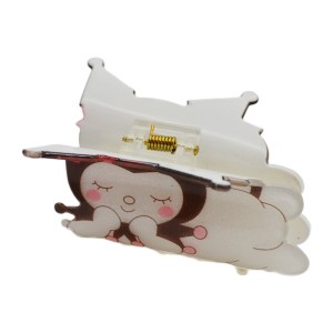 Краб д/волосся пластик 1шт 7,5см Принт Куромі арт.3719-7 *12