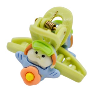 Краб д/волосся пластик 1шт 4,5см Дитячий Декор Мікс арт.А159 *40