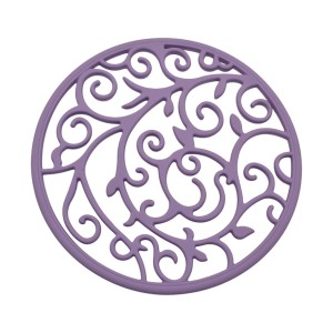 Підставка п/гаряче силіконова 1шт Ажурна Кольорова Мікс арт.CK10-086