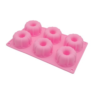 Форма д/випічки кексів/мафінів силіконова Фігурки на 6шт арт.CK3-072