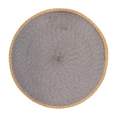 Підставка під тарілку 38см 1шт Плетена Кругла з бахрамою *10