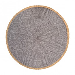 Підставка під тарілку 38см 1шт Плетена Кругла з бахрамою *10