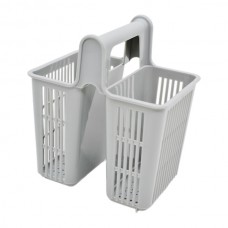 Підставка д/столових приборів пластикова на 2 відділення арт.3539