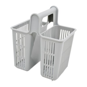 Підставка д/столових приборів пластикова на 2 відділення арт.3539