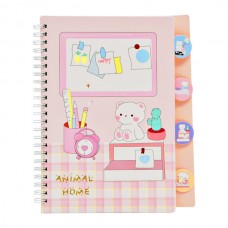 Блокнот А5 ZB Дитячий з закладками в лінію на спіралі арт.1289-128906