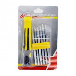 Викрутка Professional Tool +6 насадок арт.YJL7882-05