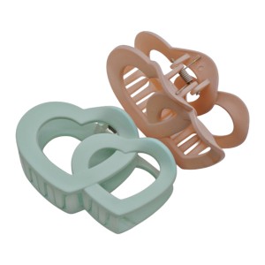 Крабик д/волосся СЕРДЕЧКА пластик арт.67#-A023