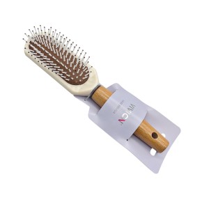 Розчіска VIVICN Масажка вузька дерев'яна ручка арт.9550-213 *12