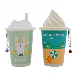 Брелок Стаканчик з вол. серв. 30шт МІКС JB30801/03/05/07/JB30716/08/09 *12