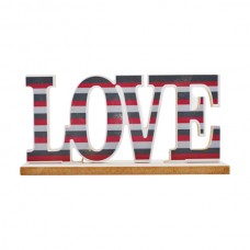 Декоративний напис 19,5*5*9,5см LOVE *12
