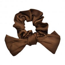 Резинка д/волосся 1шт Обємна Шовк Мокко Бант Мікс арт.67#-D07 *25