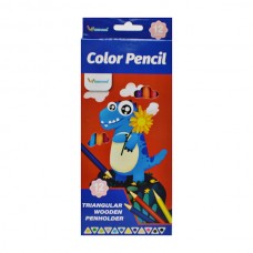 Олівці кольорові Maweed 12кольорів  арт.WJ021 *12