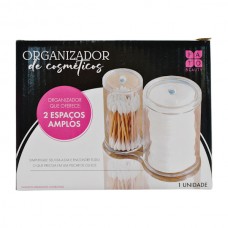 Органайзер д/ватних дисків і вушн.палочок 1шт пластиковий арт.BLZ-083