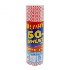 Серветки в рулоні HUGE VALUE 25*25см 50шт (Бавовна) арт.603