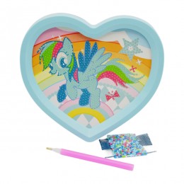 Набір д/творчості DIY Алмазна мозаїка в рамці Серце арт.YF-8845 *12