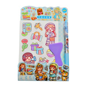 Наліпки Набір з ручкою і міні шпателем арт.SZ-155 *20