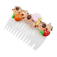 Заколка-гребінець д/волосся 1шт Капібара *40