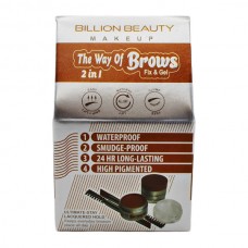 Гель д/брів BILLION BEAUTY Кольоровий 1шт з щіточкою арт.В20012 *12