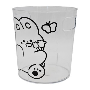 Відро д/сміття MINI S Прозоре Малюнок Зайчик арт.239-1002