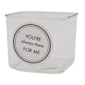 Стакан д/дрібничок 10*8см Прозорий арт.Y308-Q25-136