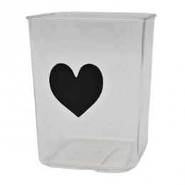 Стакан д/дрібничок 6,5*8см Прозорий арт.Y308-Q25-135