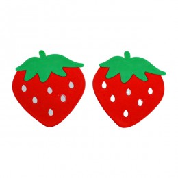 Підставка п/чашку Guoli 2шт силікон Фрукти арт.287-3122 *24