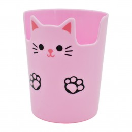 Стакан д/канц 1шт пласт. Кольоровий Малюнок Мікс арт.088-B2372/B2371/239-A-38