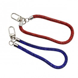 Шнур д/тел під чохол 1шт з стразами Мікс