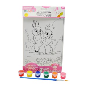 Набір д/творчості ZHLIBANG Розмальовка/фарби/пензлик/палітра арт.Е-905А