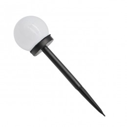 Світильник сонячний садовий 1шт 36см Біла куля арт.1050#-DC07 *3