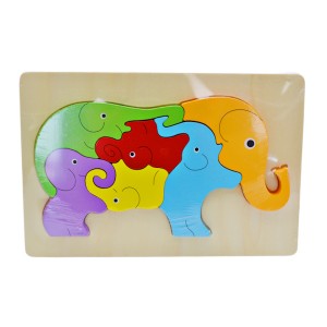 Іграшка дерев'яна Стереоскопічний пазл Тваринки Мікс арт. LMS-08