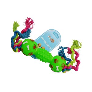 Іграшка д/собак PetFangFang 1шт Кістка з канатом арт.1052#-010 *12